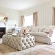 preview thumbnail 2 of 2, Shabby Chic by Rachel Ashwell Watercolour Stripe Green Wallpaper