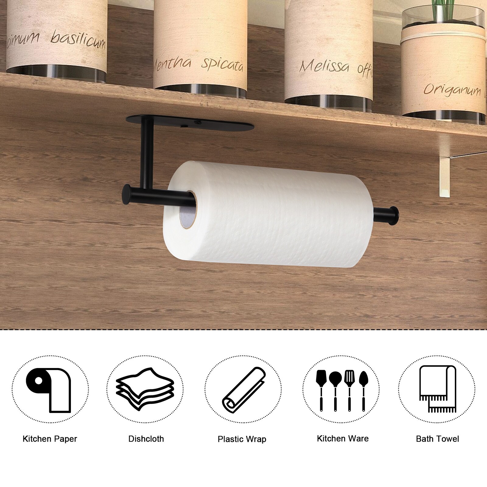2 Pack Paper Towel Holder Under Cabinet 2PCS Bed Bath Beyond 39049364