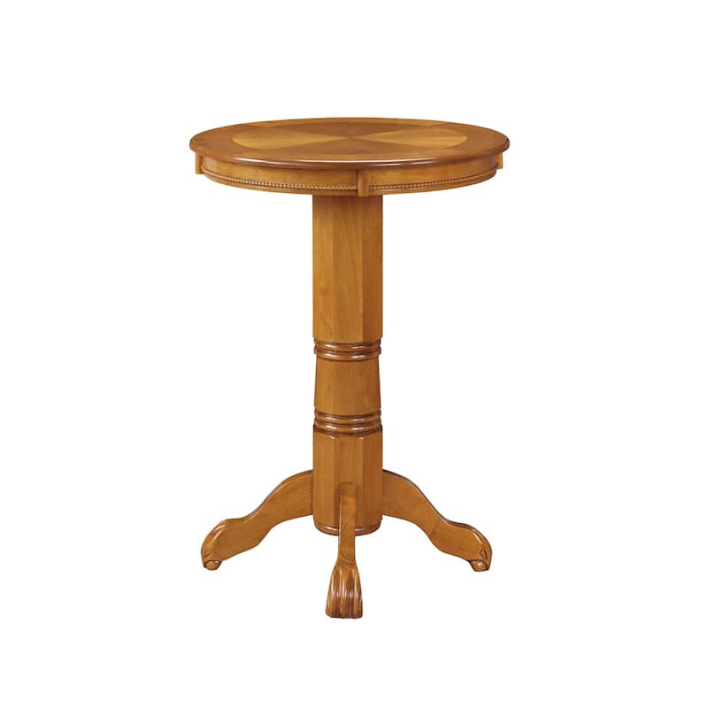 Florence 30-inch Round Wood Pub Table