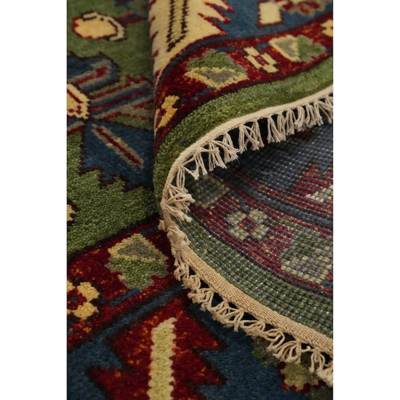 Hand Knotted Oriental 100% Wool Carpet Transitional All-Over Green Oushak Area Rug - 11' 9'' X 8' 11''