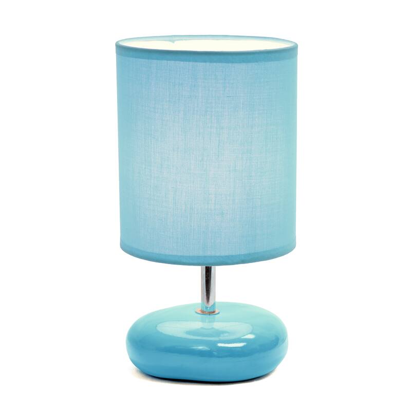 Creekwood Home 10.24" Traditional Mini Round Rock Table Lamp - 10.24