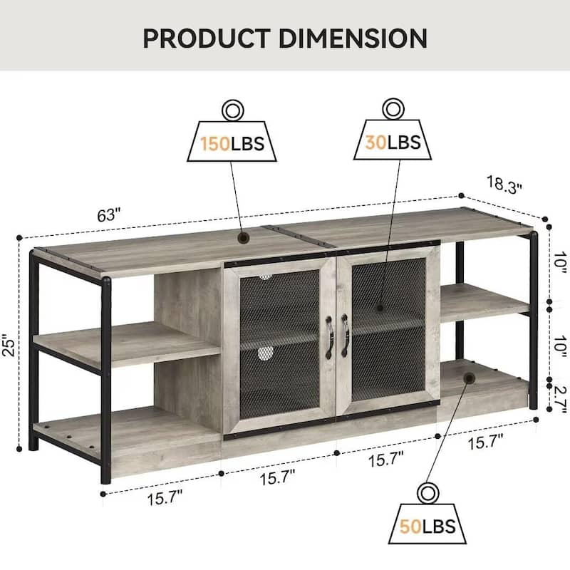 TV Stand for 65+ Inch TV