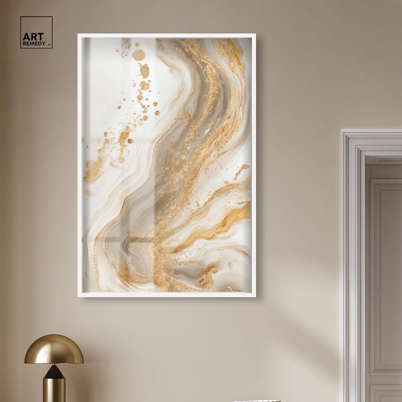 Gold Vein Shadowbox by Art Remedy