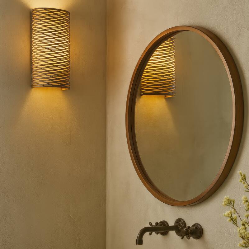Varaluz Flow 1-Light Wall Sconce - Hammered Ore