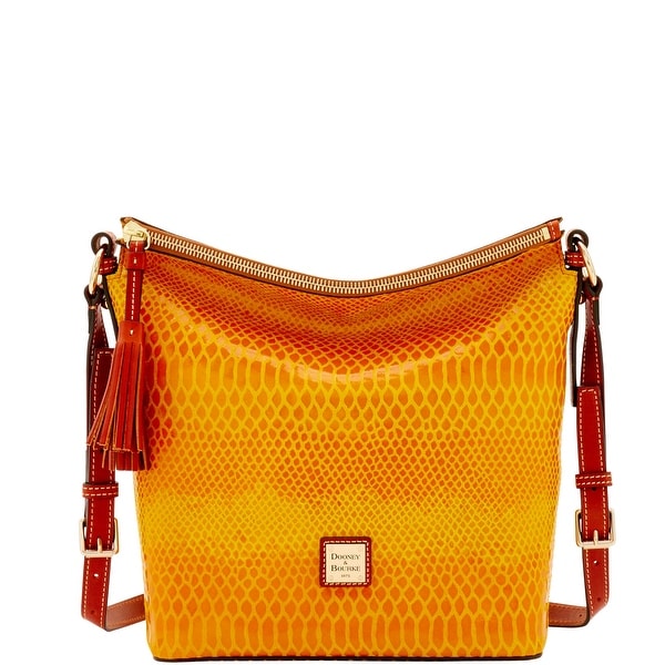 Dooney & Bourke Snake Small Dixon (Introduced by Dooney & Bourke at $268 in Nov 2016) - Yellow