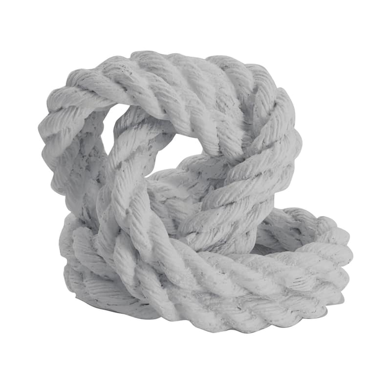 Elements Braided Rope Knot Figurine, 5X4