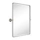 preview thumbnail 141 of 157, TEHOME Woodvale Rectangle Vertical Metal Wall Mirrors