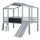 preview thumbnail 4 of 34, Twin Loft House Bed with Slide