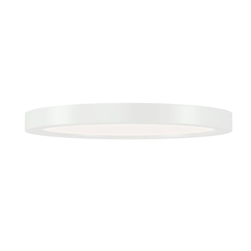 Kichler 53009WH30 Ara 10" Wide LED Flush Mount Drum Ceiling Fixture