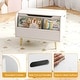 preview thumbnail 17 of 18, Costway Kids Wooden Toy Box with Front Bookshelf 4 Solid Wood Legs - See Details