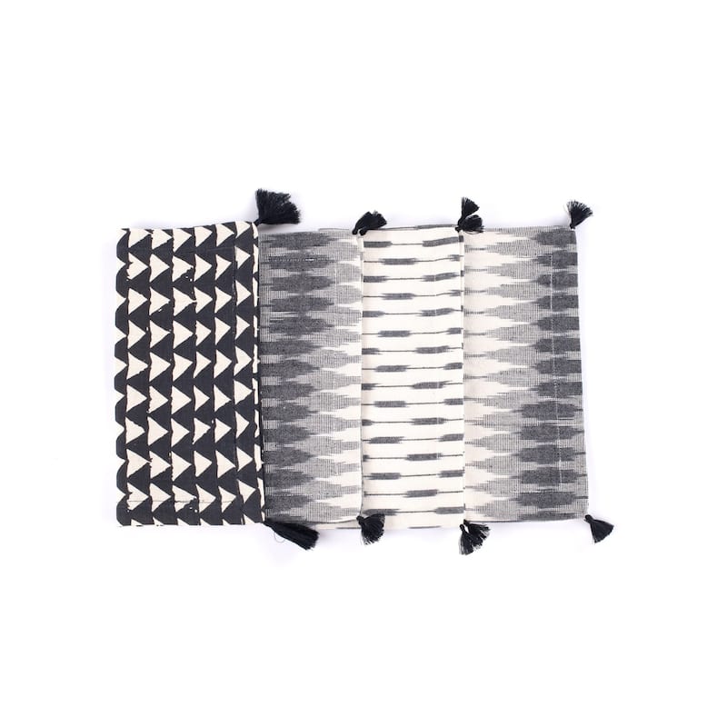 Lana, Cotton, Cocktail Napkin Set (Set of 4)