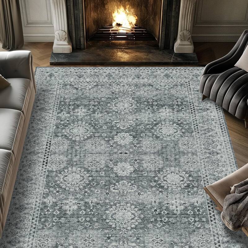 Bohemian Faux Cashmere Rug