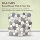 preview thumbnail 4 of 7, Bali Mix Round Mosaic, Backsplash Kitchen Walls, Shower and Bathroom Floors 12" X 12" (5 Sqft per case) - Case (5 Tiles)
