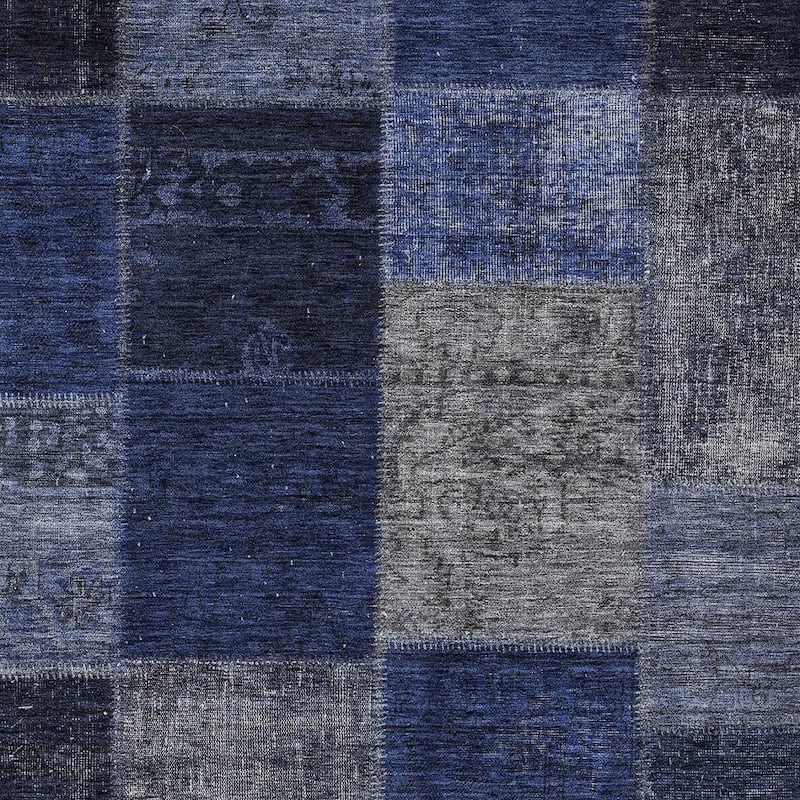 HomeRoots Patchwork Transitional Rectangle Outdoor Rug
