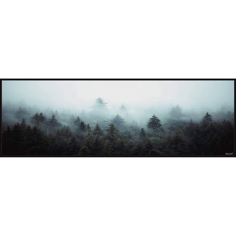 Walk Into the Woods Floater Framed Print on Canvas