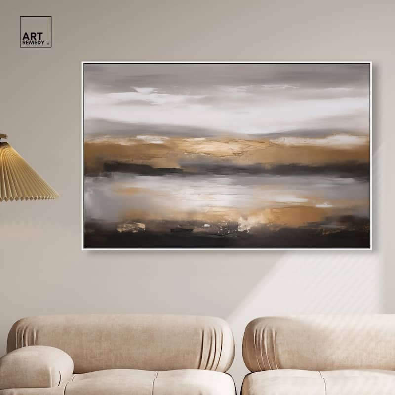 Dust and Gold Canvas by Art Remedy