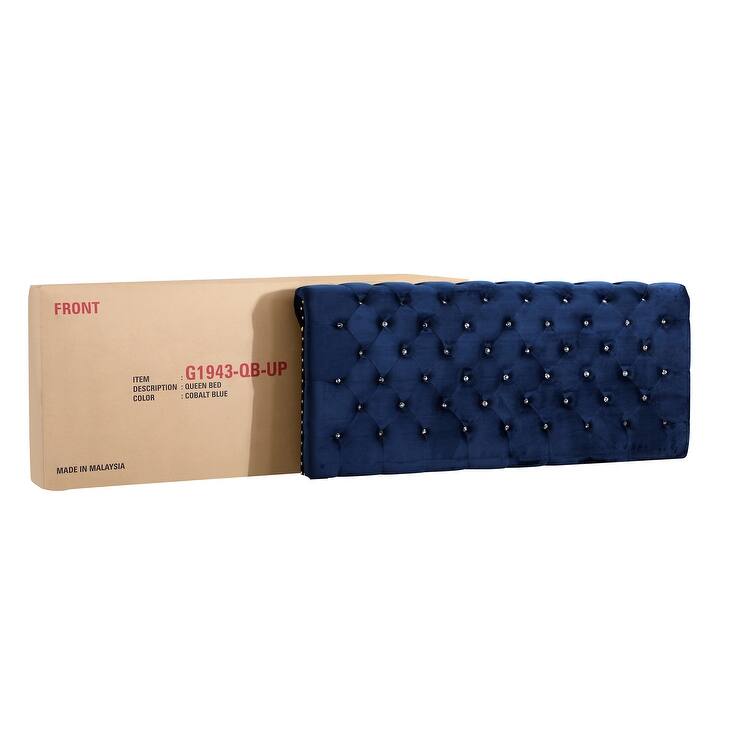 Maxx Tufted Upholstered Queen Panel Bed
