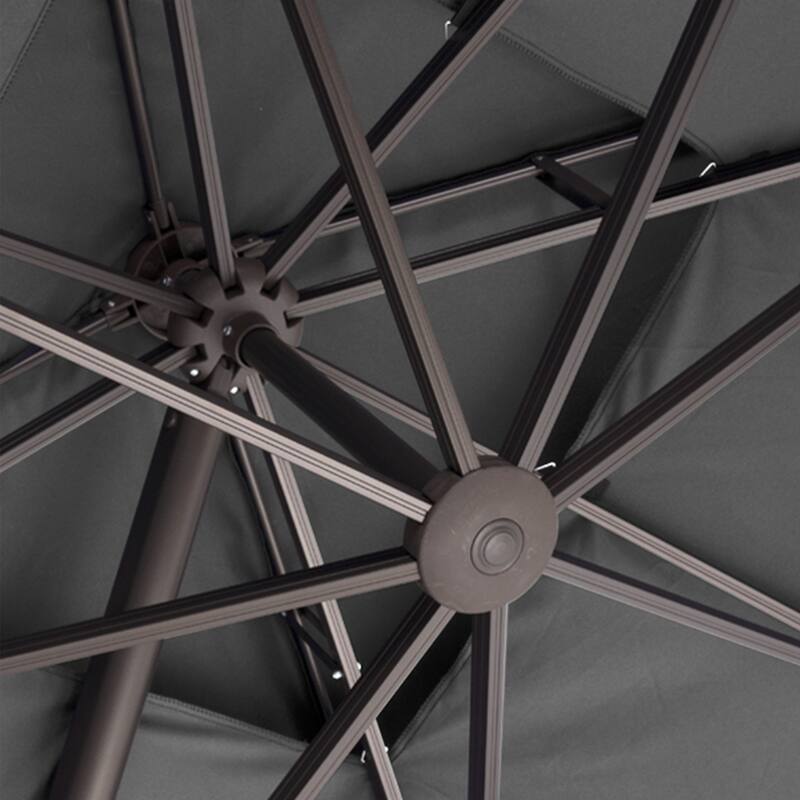 VredHom 9 FT x 12 FT Outdoor Patio Dual Top Cantilever Umbrella