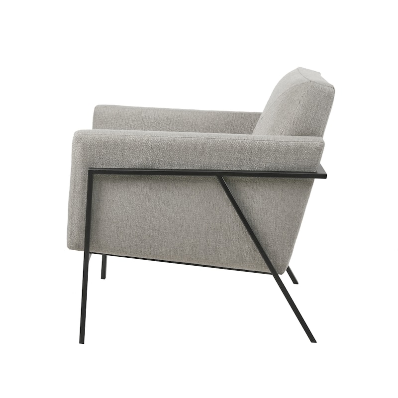 Madison Park Kendrick Accent Chair Grey