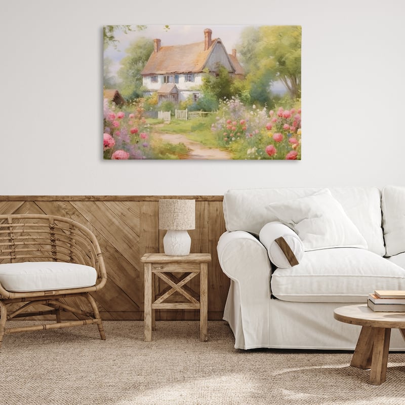 Stupell Nature Filled Cottage Garden Canvas Wall Art Design By Nini Art
