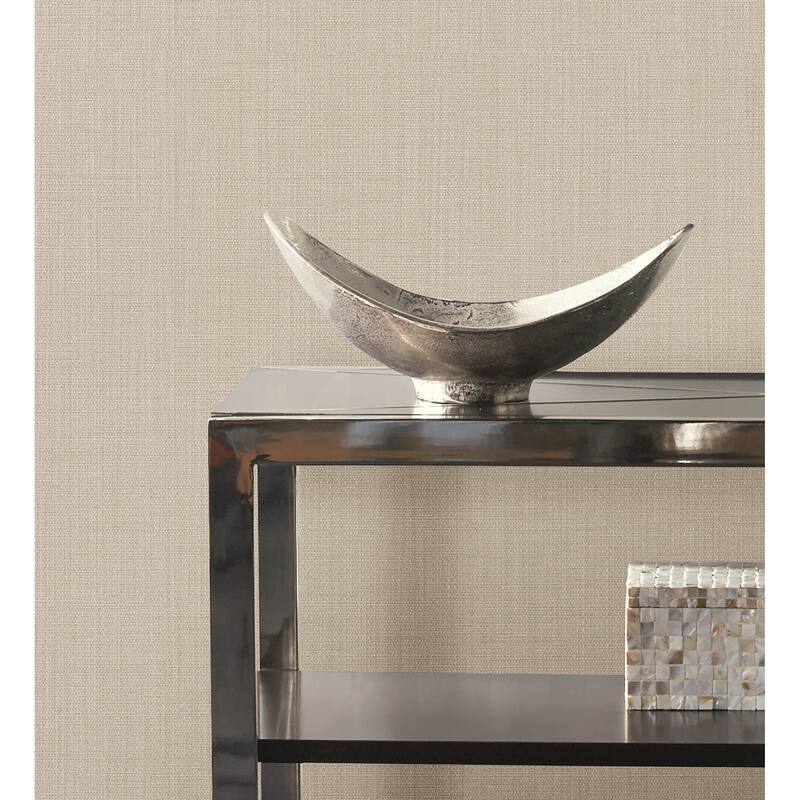 York Wallcoverings Sofia Weave Linen Wallpaper