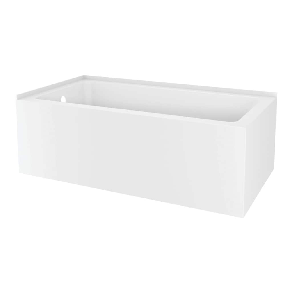 Kingston Brass 60 in. x 32 in. Acrylic Alcove Bathtub in White