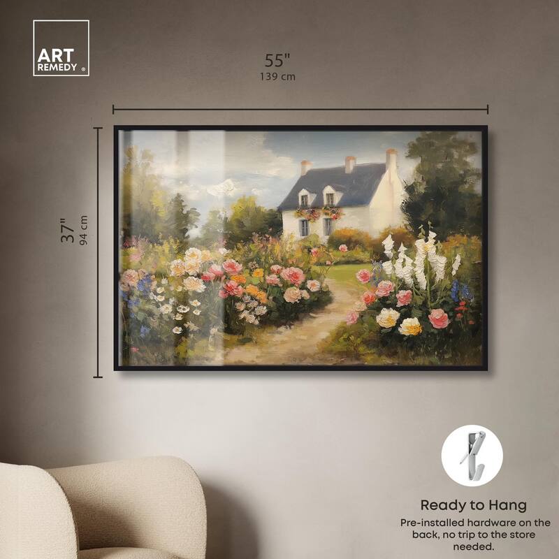 Floral Welcome Shadowbox by Art Remedy