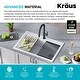 preview thumbnail 8 of 146, KRAUS Bellucci Workstation Topmount Drop-in Granite Kitchen Sink