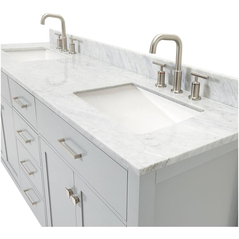 Ariel H073DCW2RVO Bristol 73" Free Standing Double Rectangular Basin