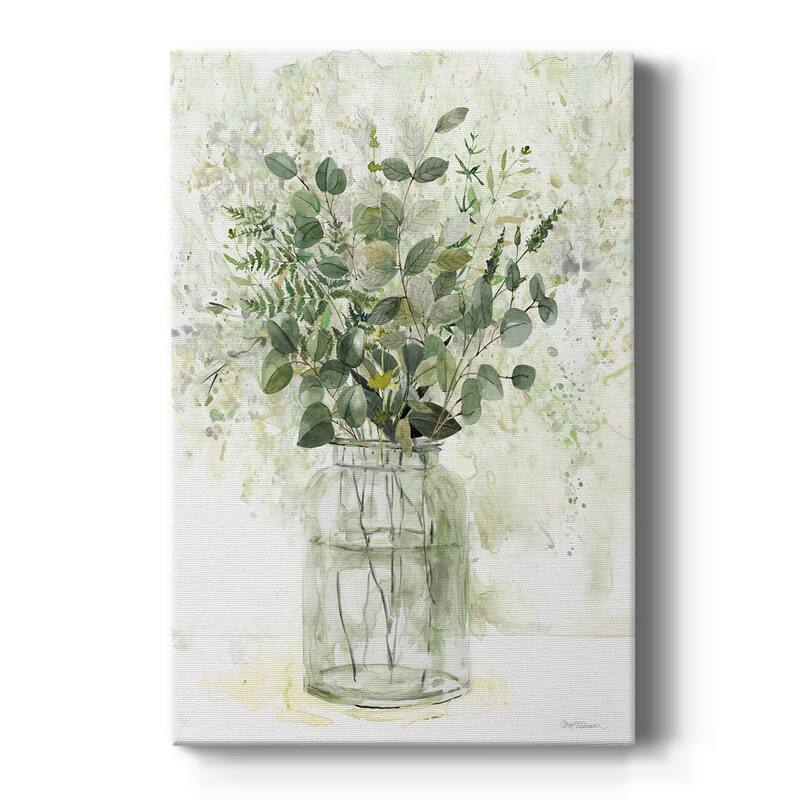 Delicate Greenery II Premium Gallery Wrapped Canvas - Ready to Hang - 18X27