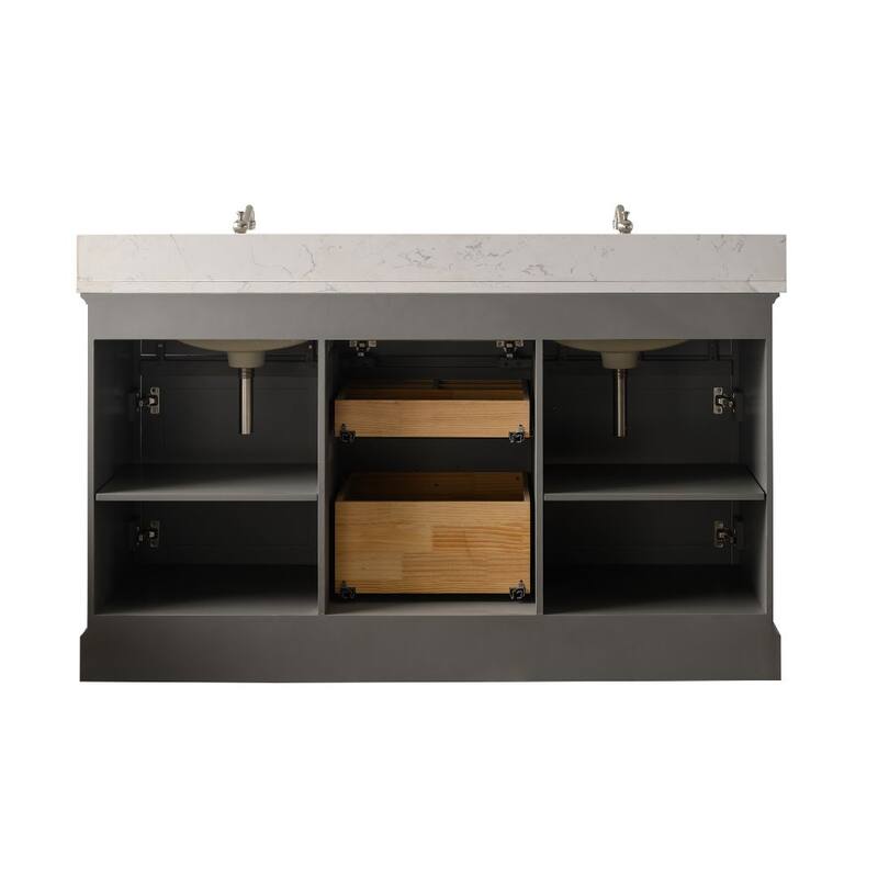 Sudio Design Thompson 60" Double Bathroom Vanity