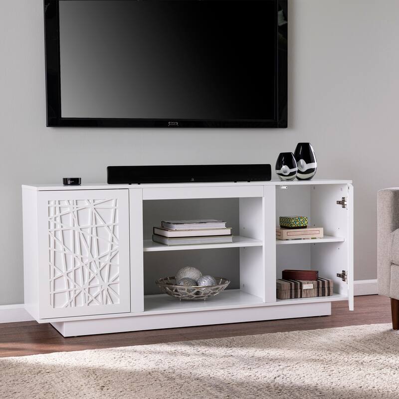 SEI Furniture Delgrave Two-Door Media TV Stand for TV's up to 56"