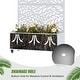 preview thumbnail 27 of 103, 72 in Metal Movable Planter Box with Trellis Privacy Screen Lockable Wheels
