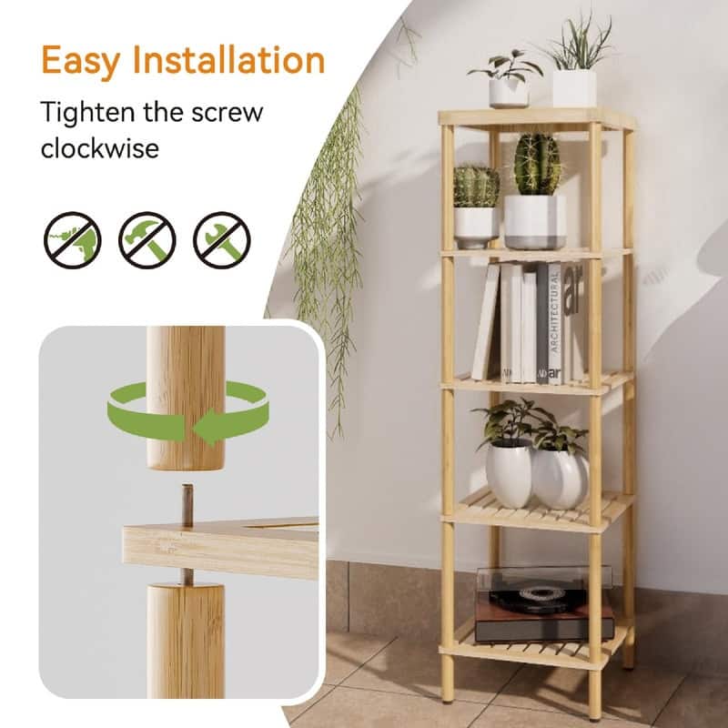 Bamboo Bathroom Shelf