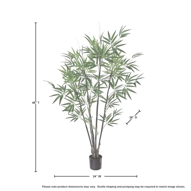 Potted Zen Bamboo Tree 4'