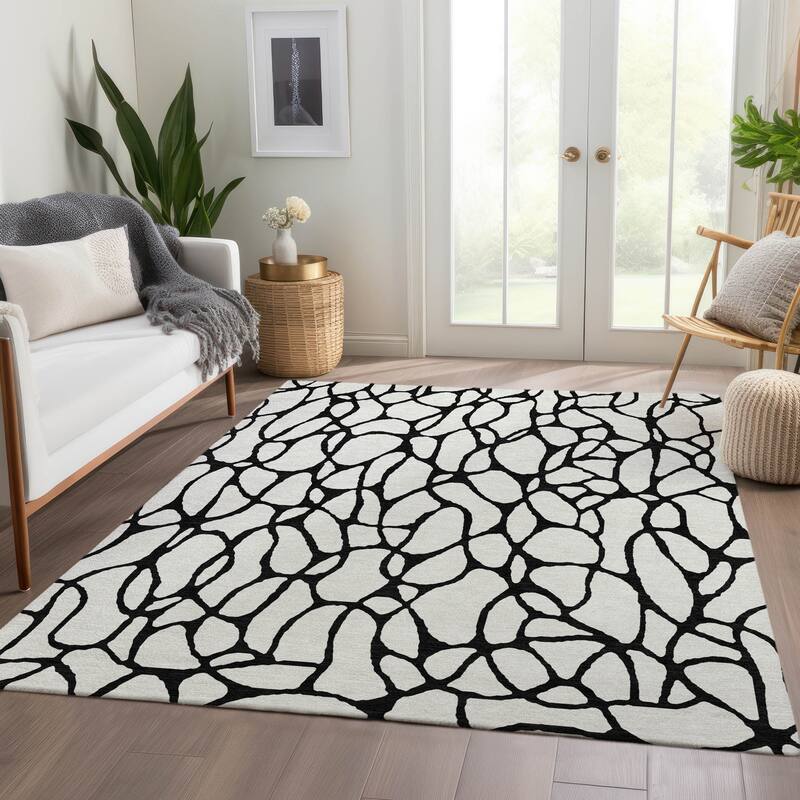 Premium Washable Super Soft Contemporary Macy Mayfield Rug