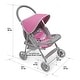 preview thumbnail 4 of 7, Badger Basket Glide Folding Single Doll Stroller - Gray/Pink