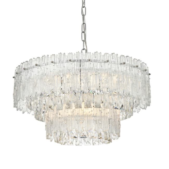 Elegant Lighting 1780D21 Emilia 6 Light 21" Wide Crystal Pendant