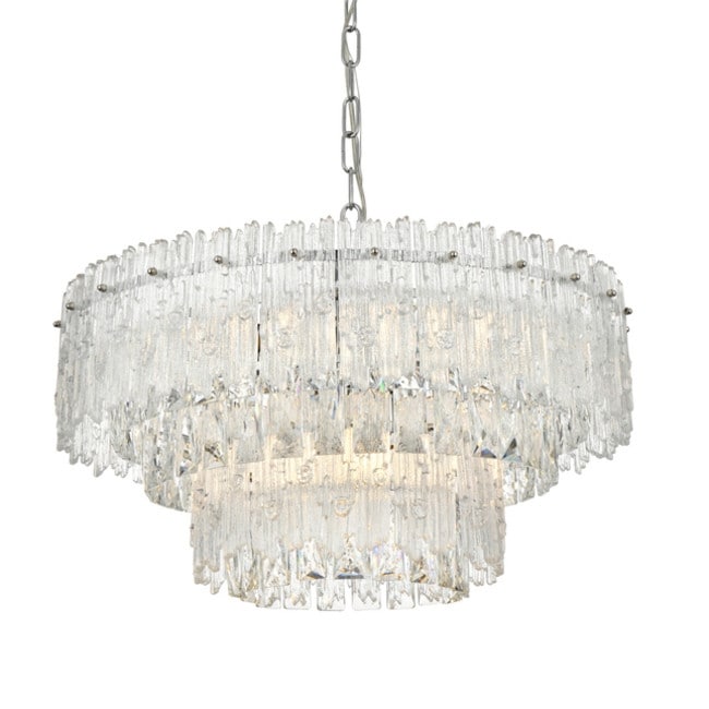 Elegant Lighting 1780D21 Emilia 6 Light 21" Wide Crystal Pendant