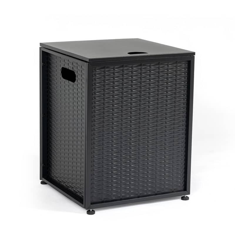 Propane Tank Cover with Imitation Woven Rattan Surface