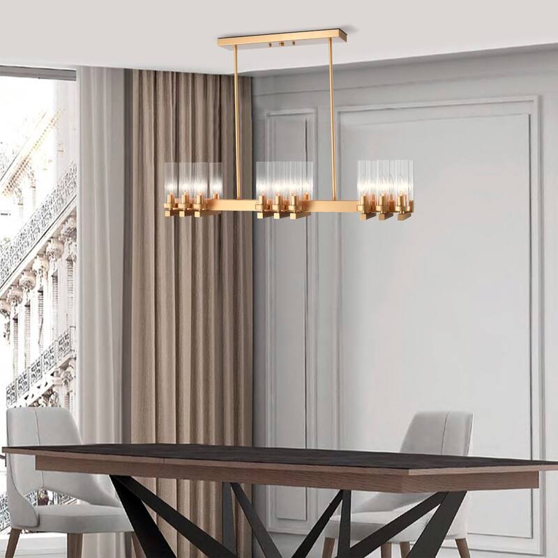 Edana 35 Inch Kitchen Island Chandelier 18-Light