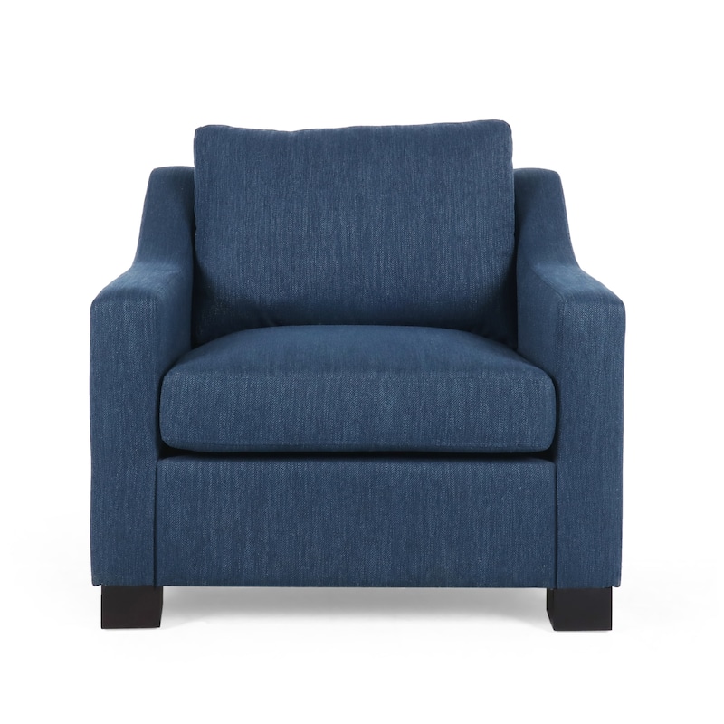 Halevy Contemporary Upholstered Club Chair by Christopher Knight Home