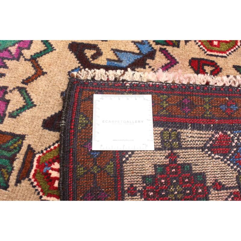ECARPETGALLERY Hand-knotted Teimani Tan Wool Rug - 3'1 x 4'8