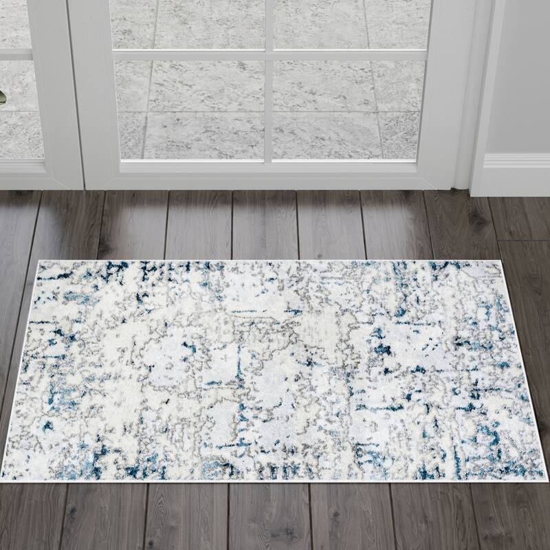 Antiquity Industrial Abstract Indoor Area Rug