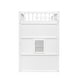 preview thumbnail 67 of 112, Solid Wood House Loft Bed with Ladder for Kids