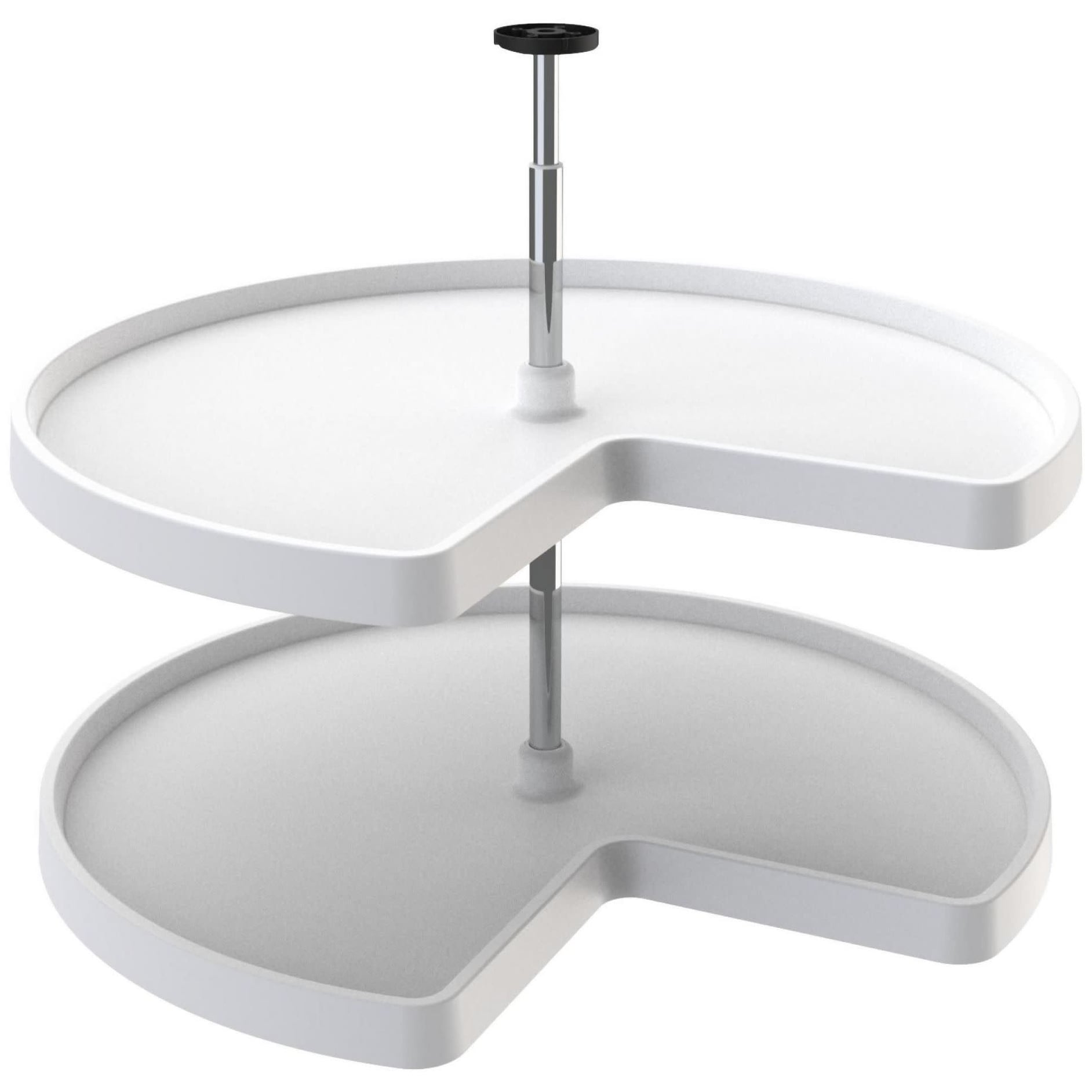Rev-A-Shelf Value Line 32 Inch Pie Cut 2 Shelf Lazy Susan Set with
