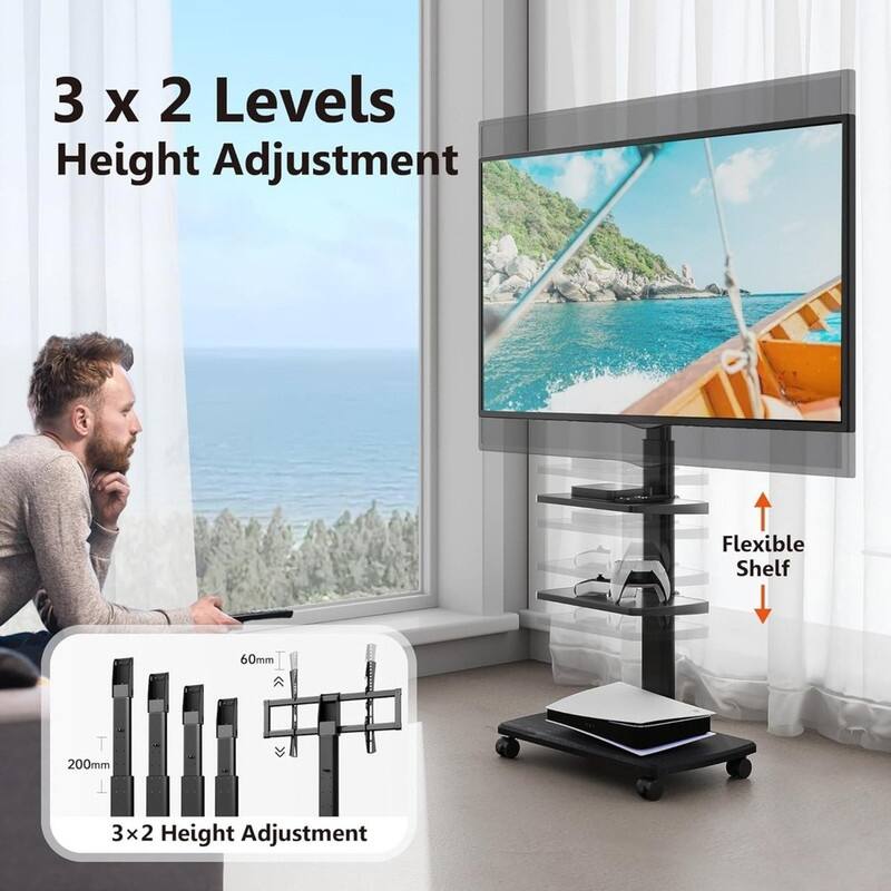 Swivel Rolling TV Stand