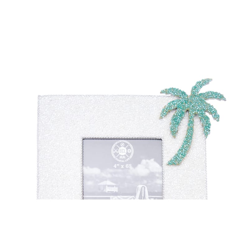 Palm Tree Photo Frame 9.5 x 7.5 x 0.5 Inches.