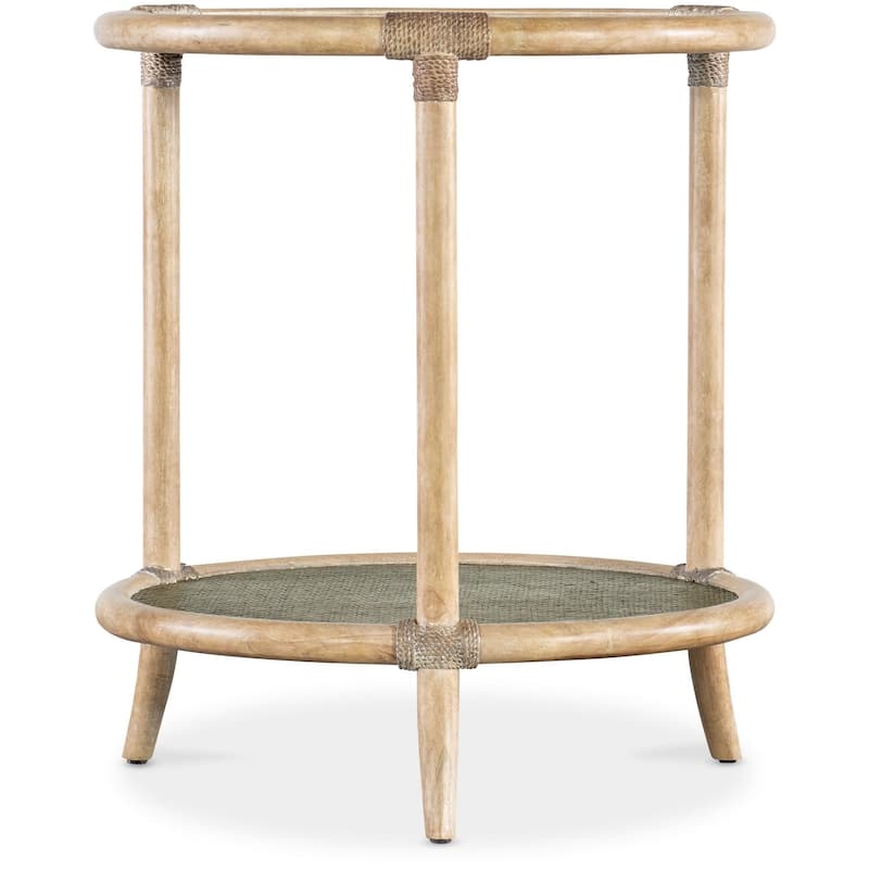 Hooker Furniture 6950-80116 Retreat 22" Wide Glass Top Maple End Table