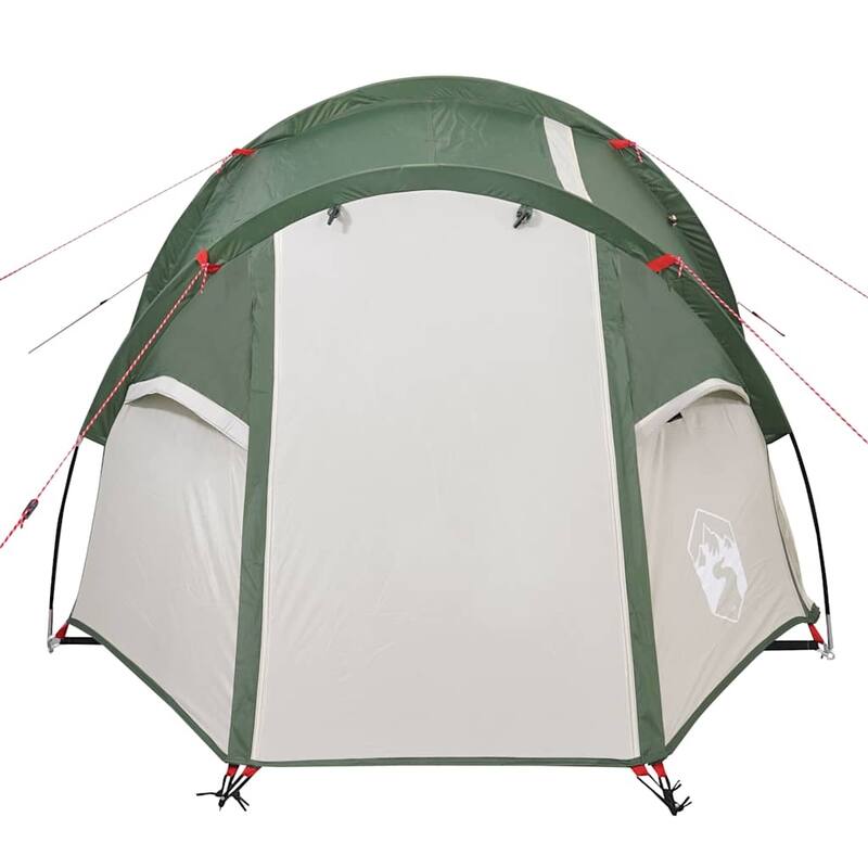 vidaXL Camping Tent Tunnel 3-Person Green Waterproof - 78.7 x 65.4 x 42.5